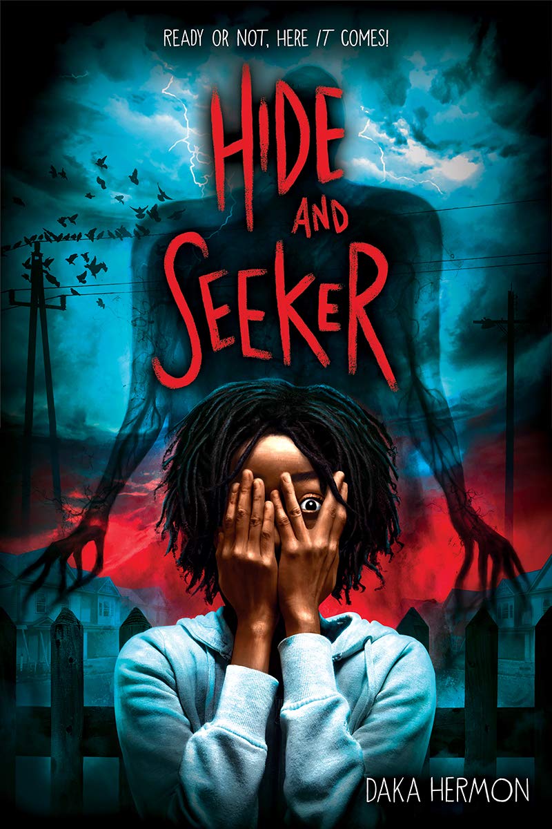 Cover of the middle grade book Hide and Seeker, written by Daka Hermon