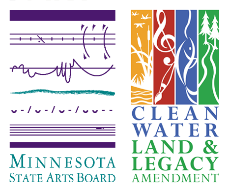 Logos for the Minnesota State Arts Board and the Arts and Cultural Heritage Fund