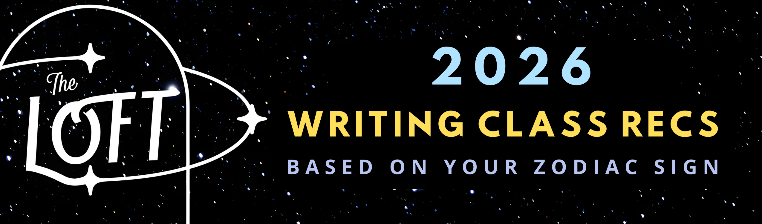 2026 writing class recs based on your zodiac sign